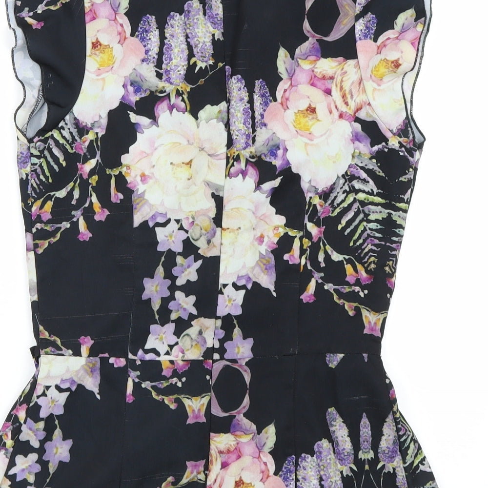 A wear Womens Multicoloured Floral  Basic Blouse Size 8
