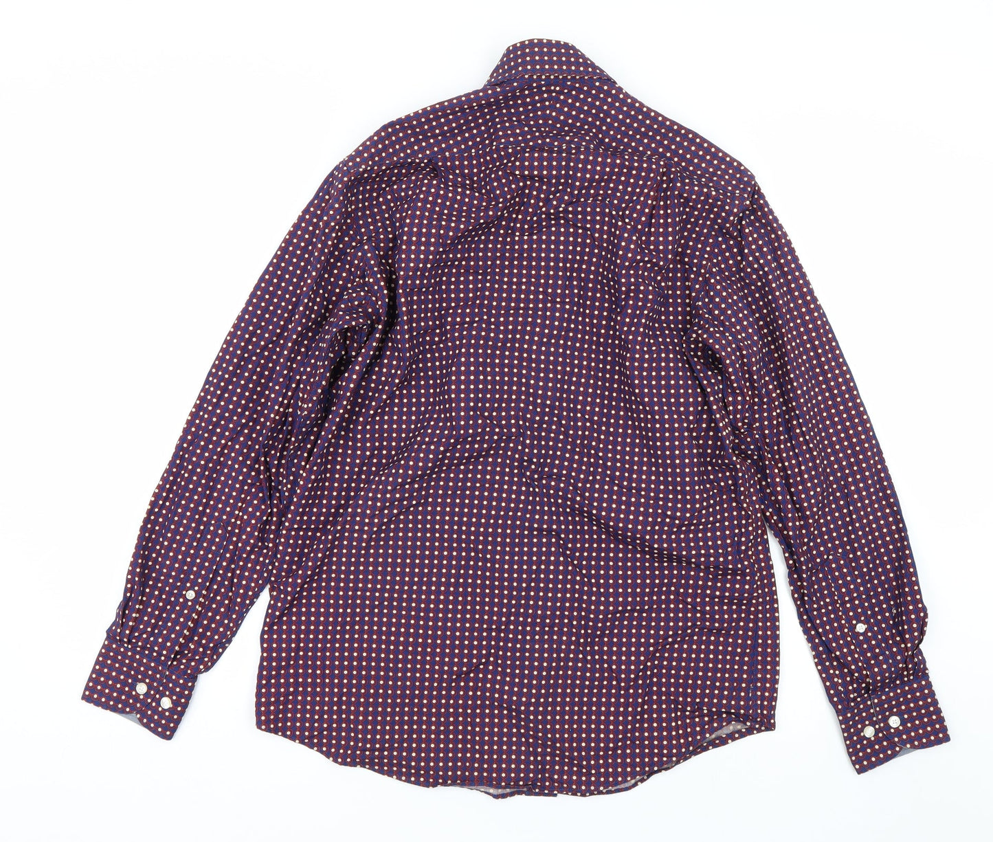 Mens UK Collar Size S Preworn Smart Blue  Dress Shirt