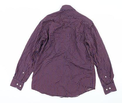 Mens UK Collar Size S Preworn Smart Blue  Dress Shirt