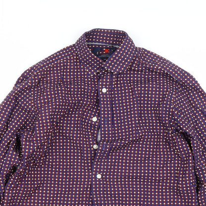 Mens UK Collar Size S Preworn Smart Blue  Dress Shirt