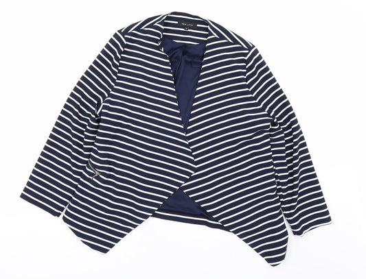 Womens UK Size 14 New Look Blue Cardigan Jumper