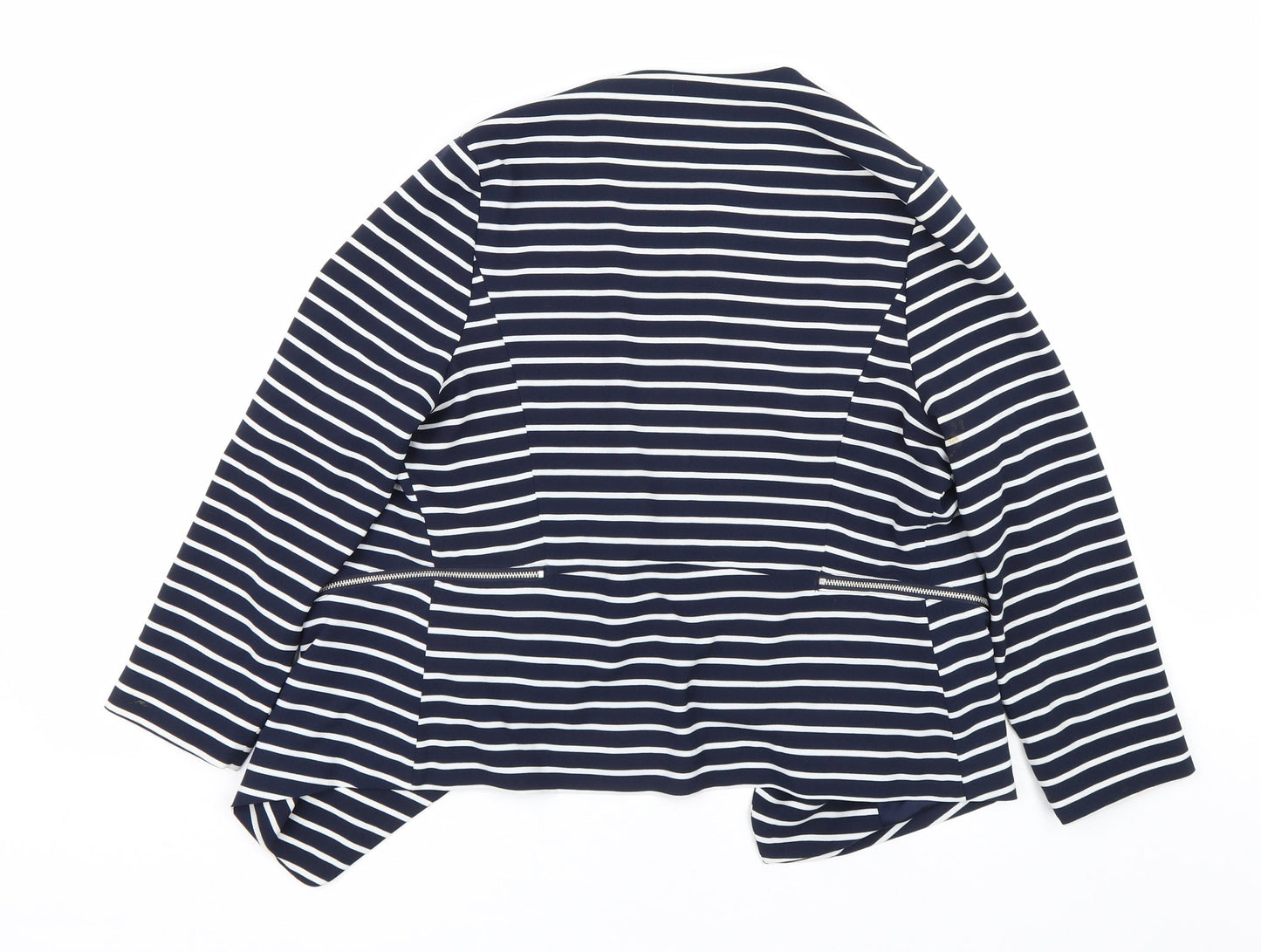 Womens UK Size 14 New Look Blue Cardigan Jumper