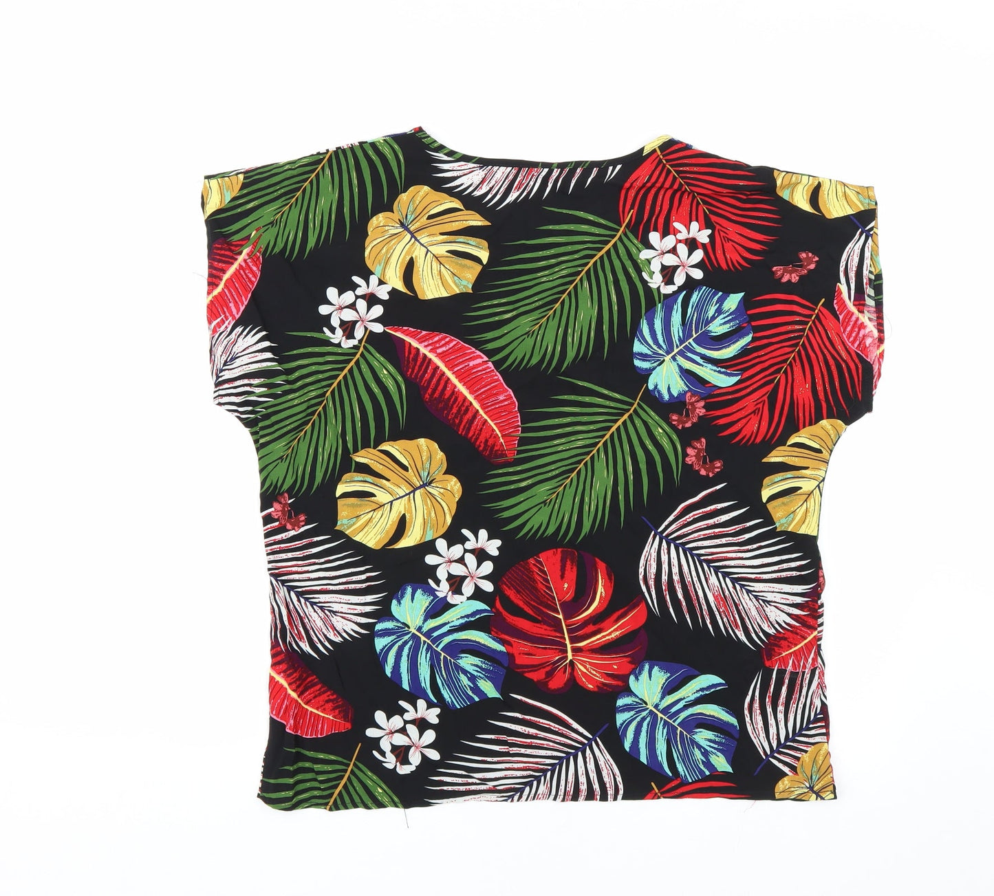 Shien Womens Multicoloured Floral  Basic Blouse Size L