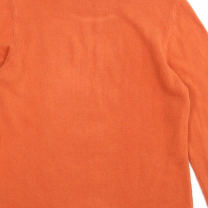Womens UK Size L ANNA ROSE Orange Pullover Jumper