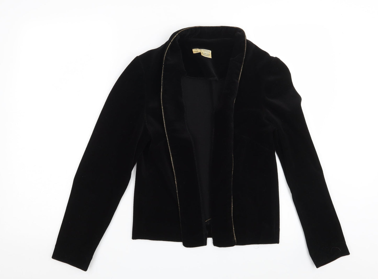 Womens UK Size 14 Preworn Black Cardigan Jumper