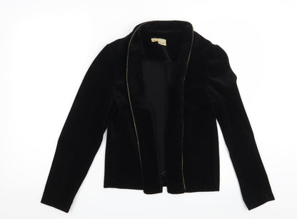 Womens UK Size 14 Preworn Black Cardigan Jumper