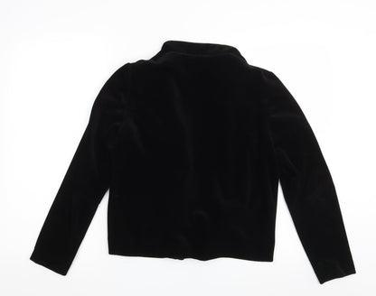 Womens UK Size 14 Preworn Black Cardigan Jumper