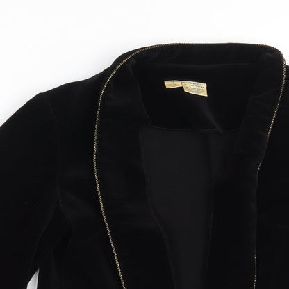 Womens UK Size 14 Preworn Black Cardigan Jumper