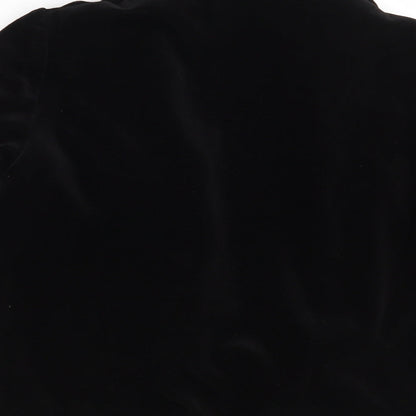 Womens UK Size 14 Preworn Black Cardigan Jumper