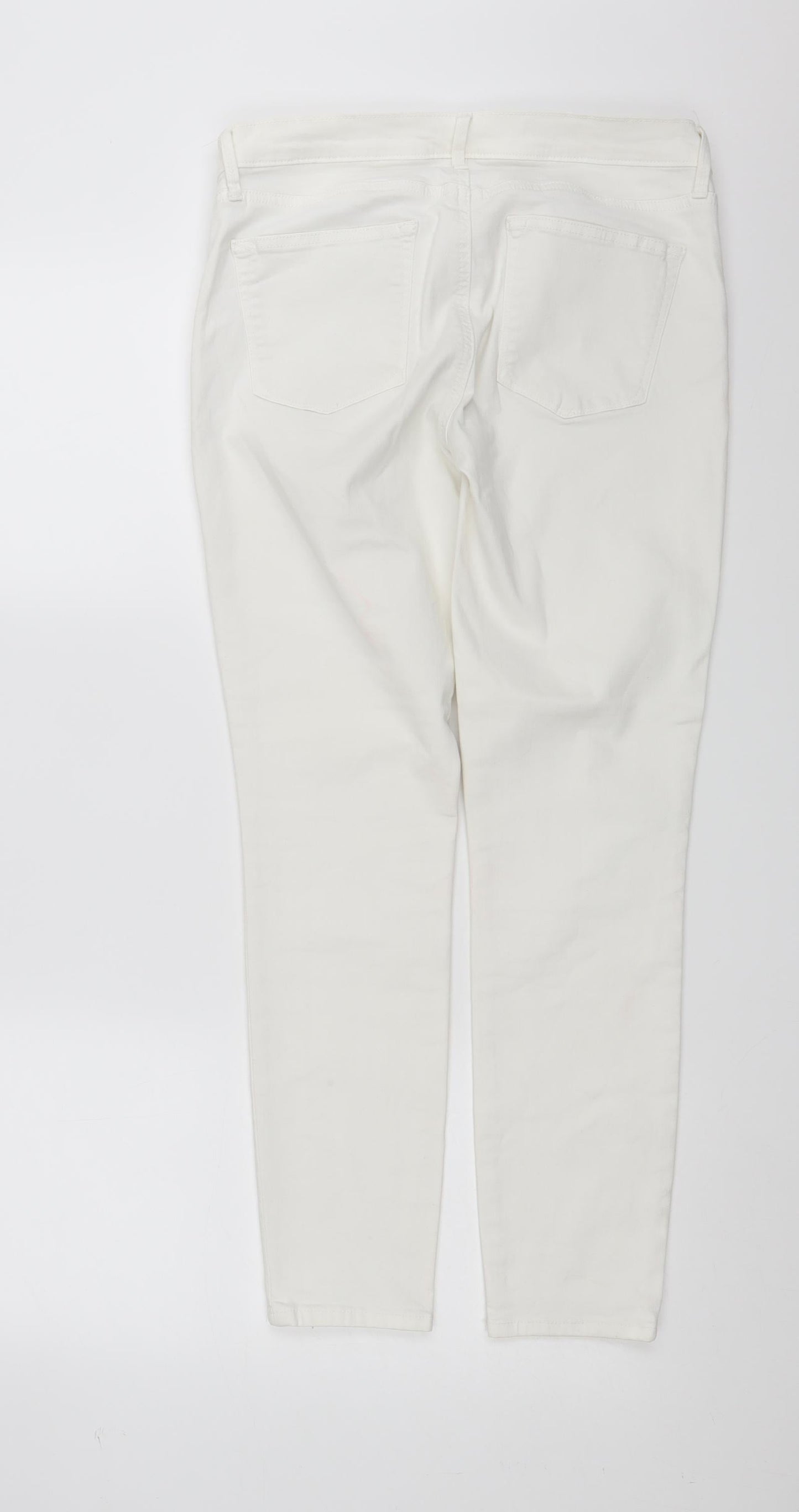 Gap Womens White  Denim Skinny Jeans Size 28 in L27 in