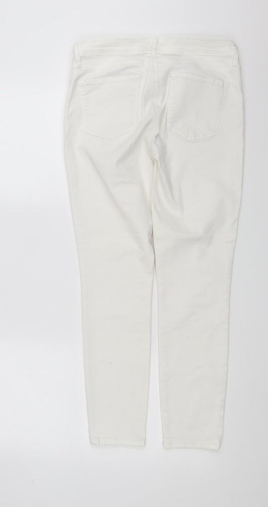 Gap Womens White  Denim Skinny Jeans Size 28 in L27 in