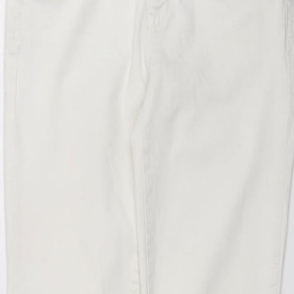 Gap Womens White  Denim Skinny Jeans Size 28 in L27 in