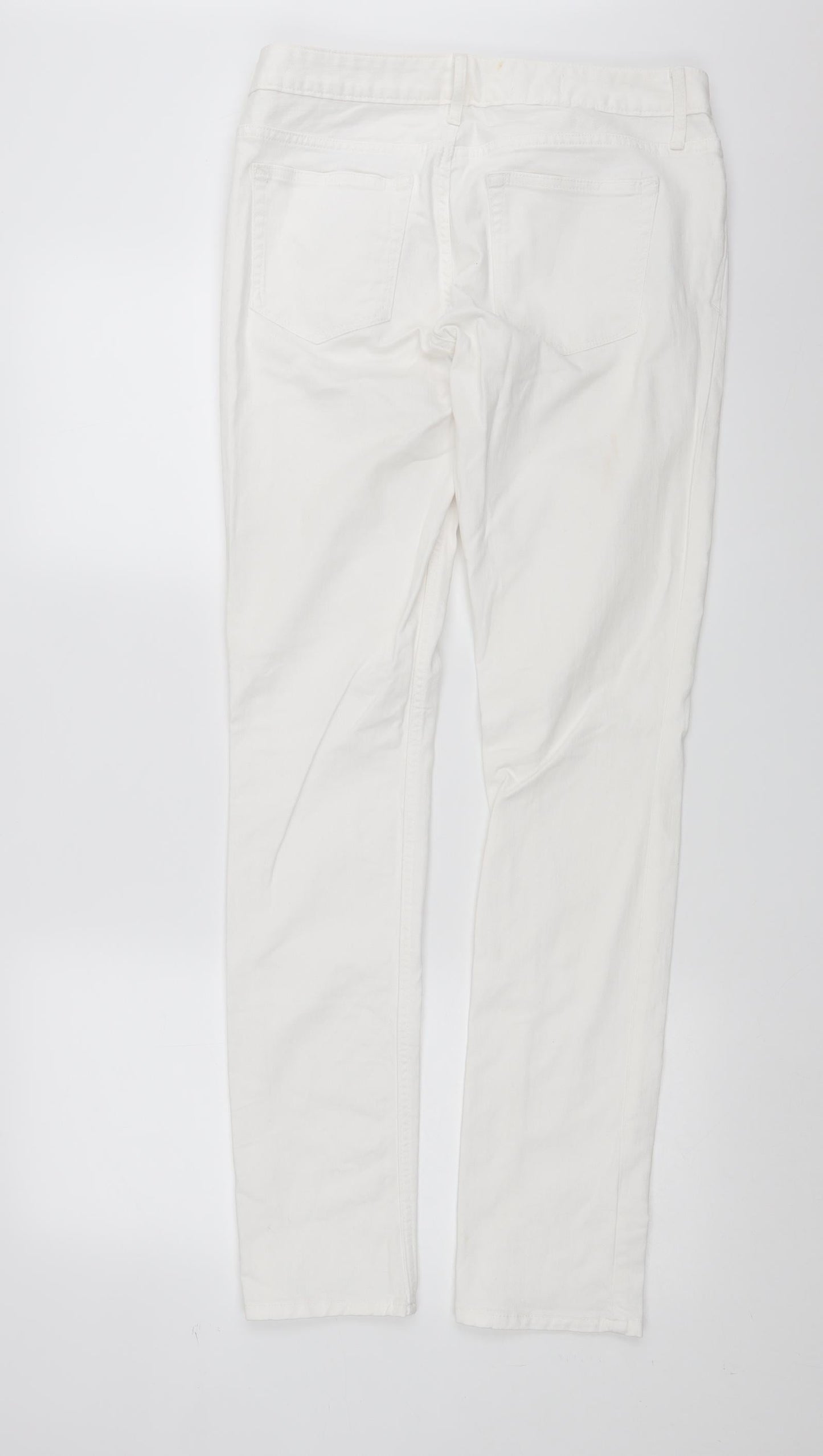Gap Womens White  Denim Skinny Jeans Size 28 in L33 in