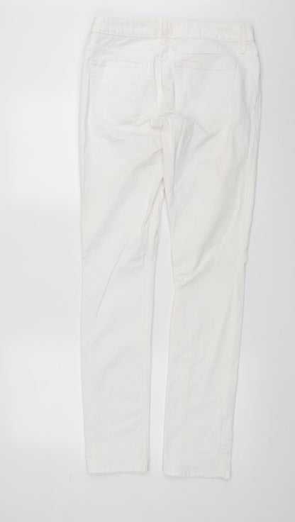 Gap Womens White  Denim Skinny Jeans Size 28 in L33 in