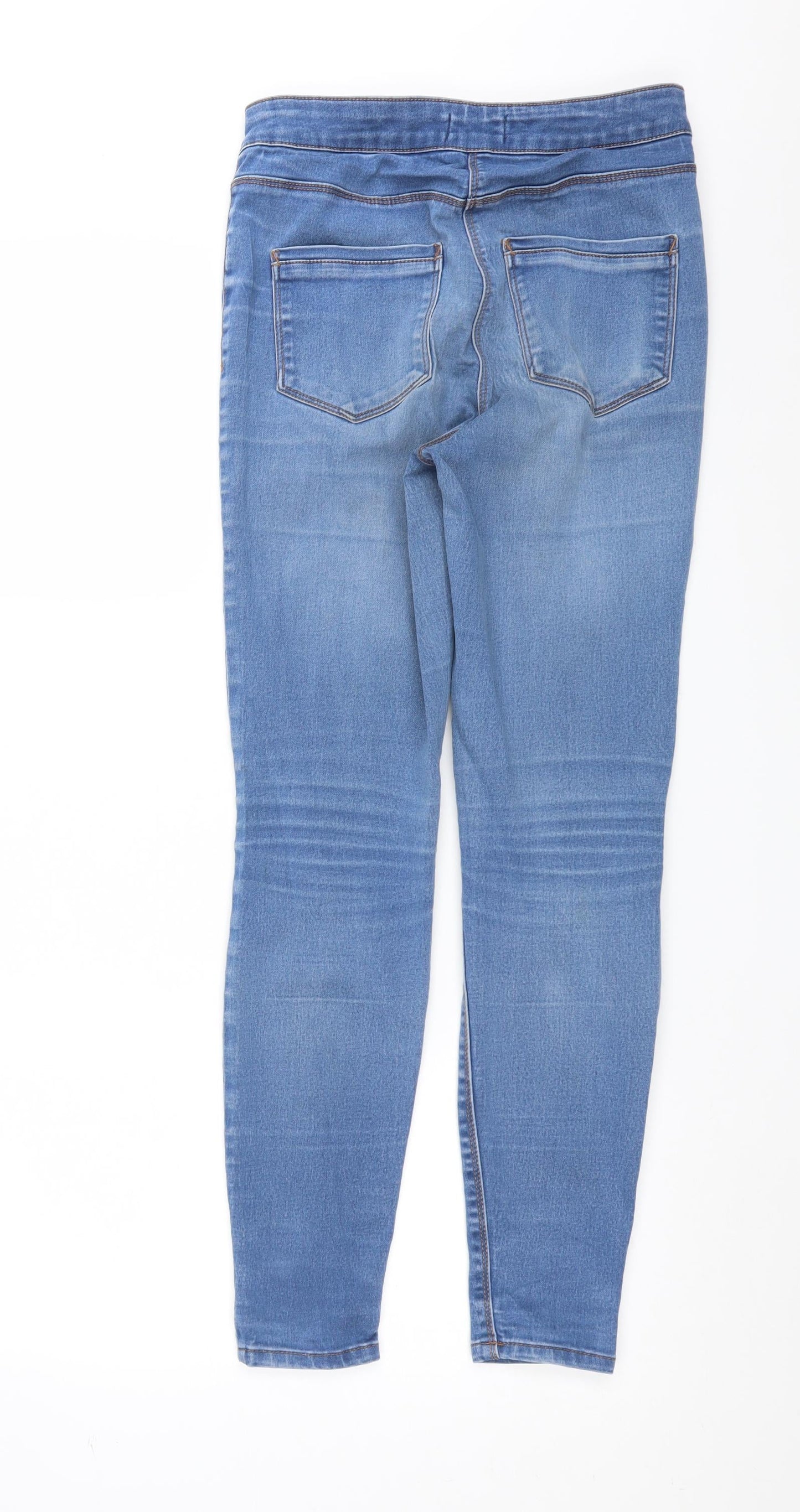 Womens UK Size 10 Papaya Extra-Slim Fit Skinny Blue Jeans