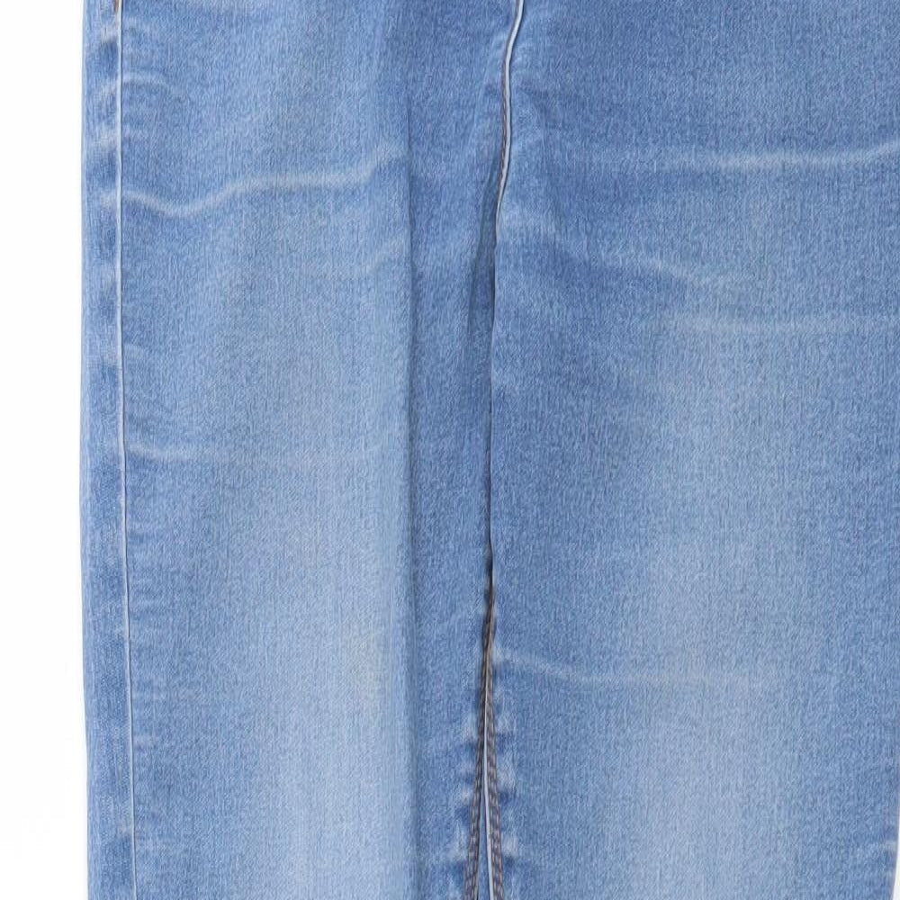Womens UK Size 10 Papaya Extra-Slim Fit Skinny Blue Jeans