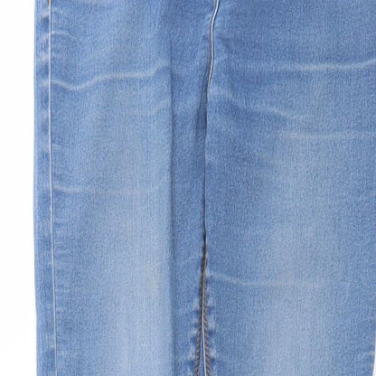 Womens UK Size 10 Papaya Extra-Slim Fit Skinny Blue Jeans