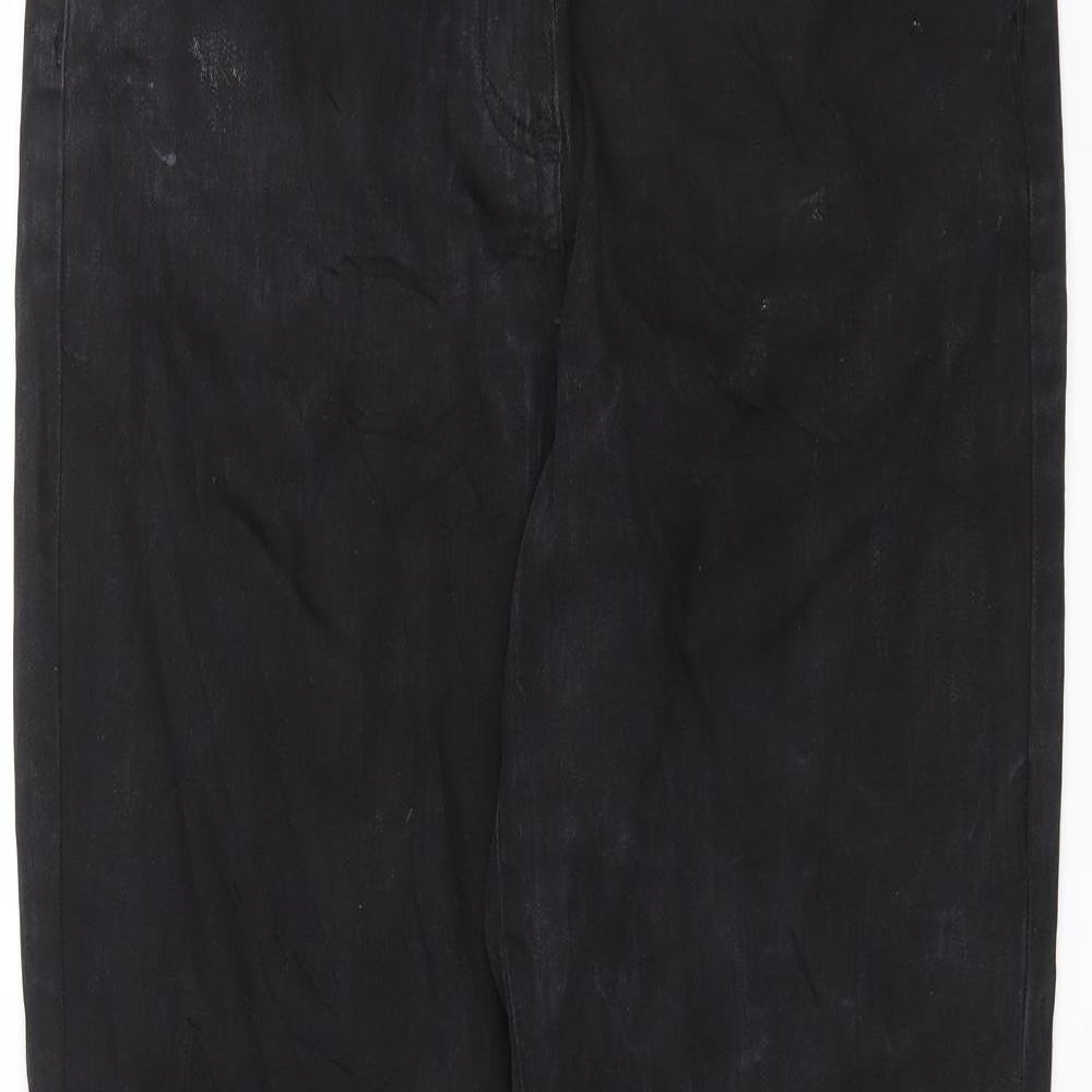 South Womens Black  Denim Bootcut Jeans Size 12 L29 in