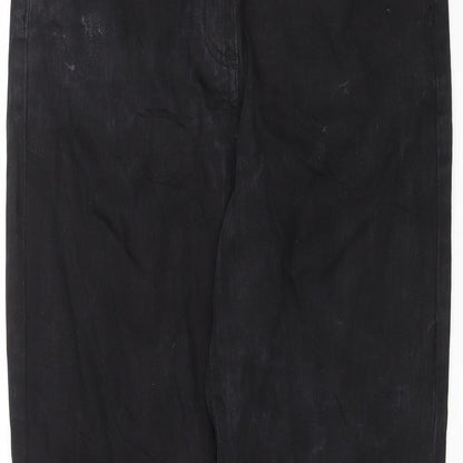 South Womens Black  Denim Bootcut Jeans Size 12 L29 in