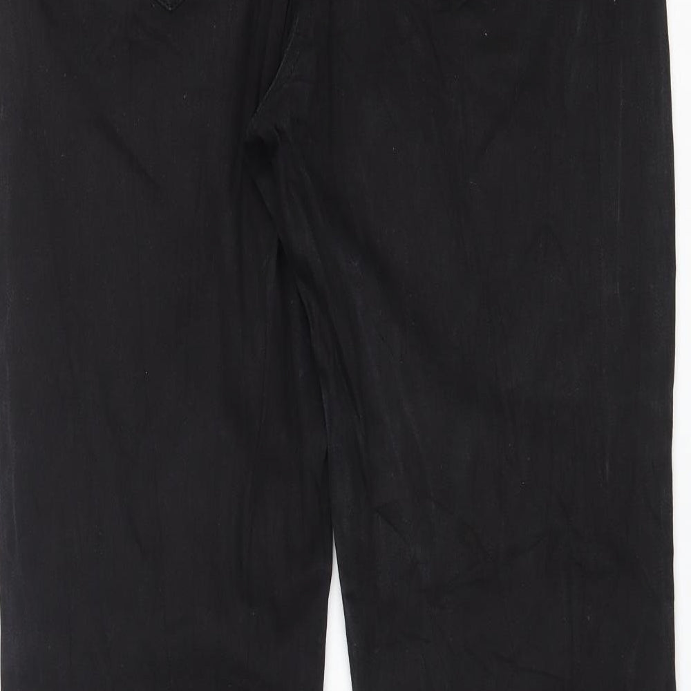 South Womens Black  Denim Bootcut Jeans Size 12 L29 in