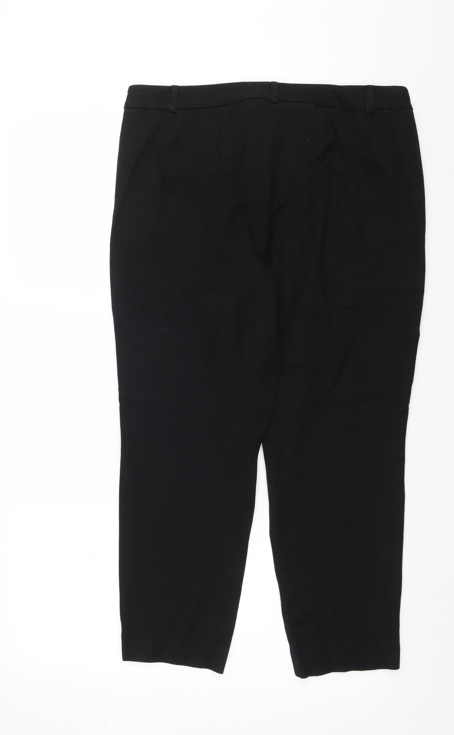 Womens UK Size 14 Marks and Spencer Regular Fit  Black Trousers