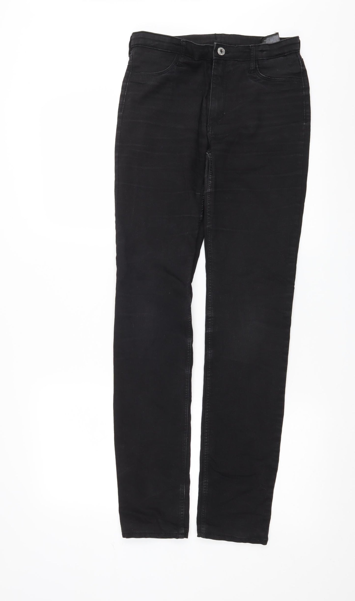H&M Girls Black  Denim Skinny Jeans Size 14 Years