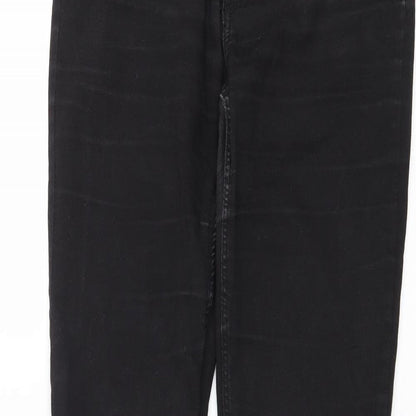 H&M Girls Black  Denim Skinny Jeans Size 14 Years