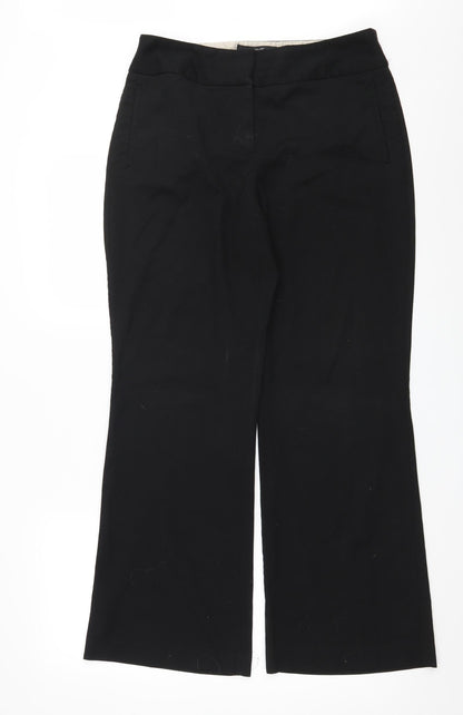 Womens UK Size 12 NEXT Regular Fit  Black Trousers