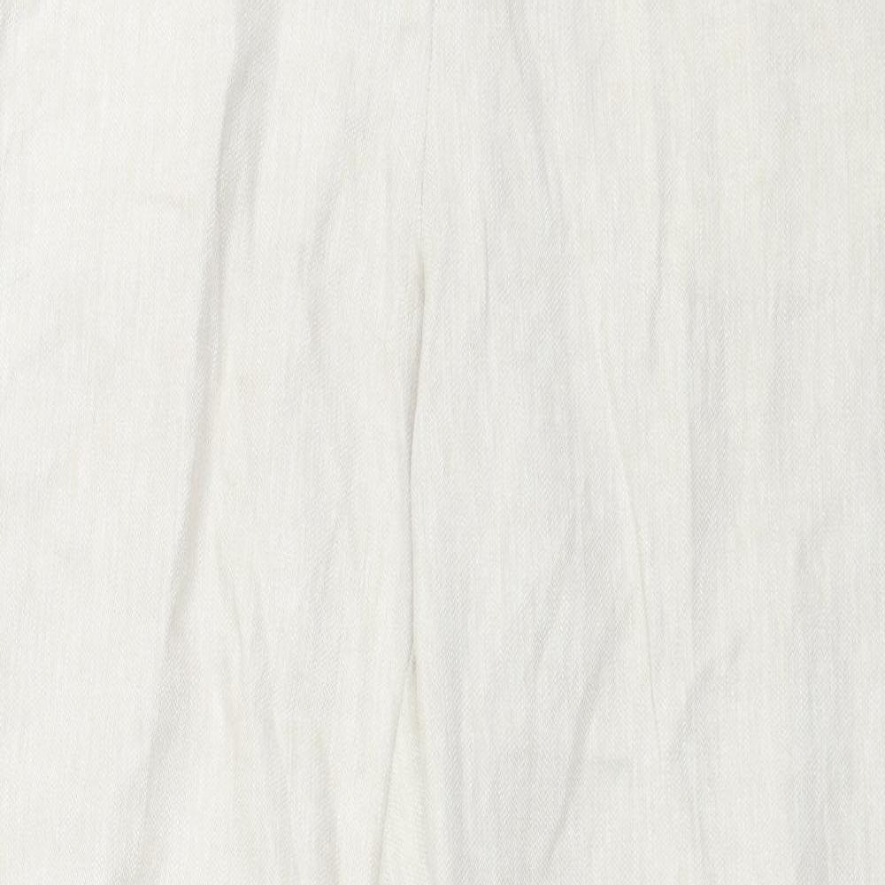Womens UK Size 12 H&M Regular Fit  Beige Trousers