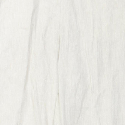 Womens UK Size 12 H&M Regular Fit  Beige Trousers