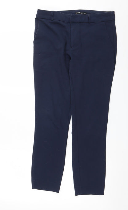 Womens UK Size 8 Stradivarius Slim Fit  Blue Trousers