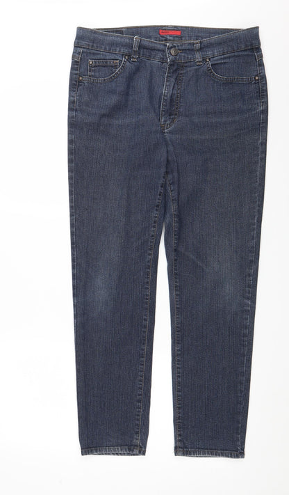 Womens UK Size 32 in Angels Regular Fit Straight Blue Jeans