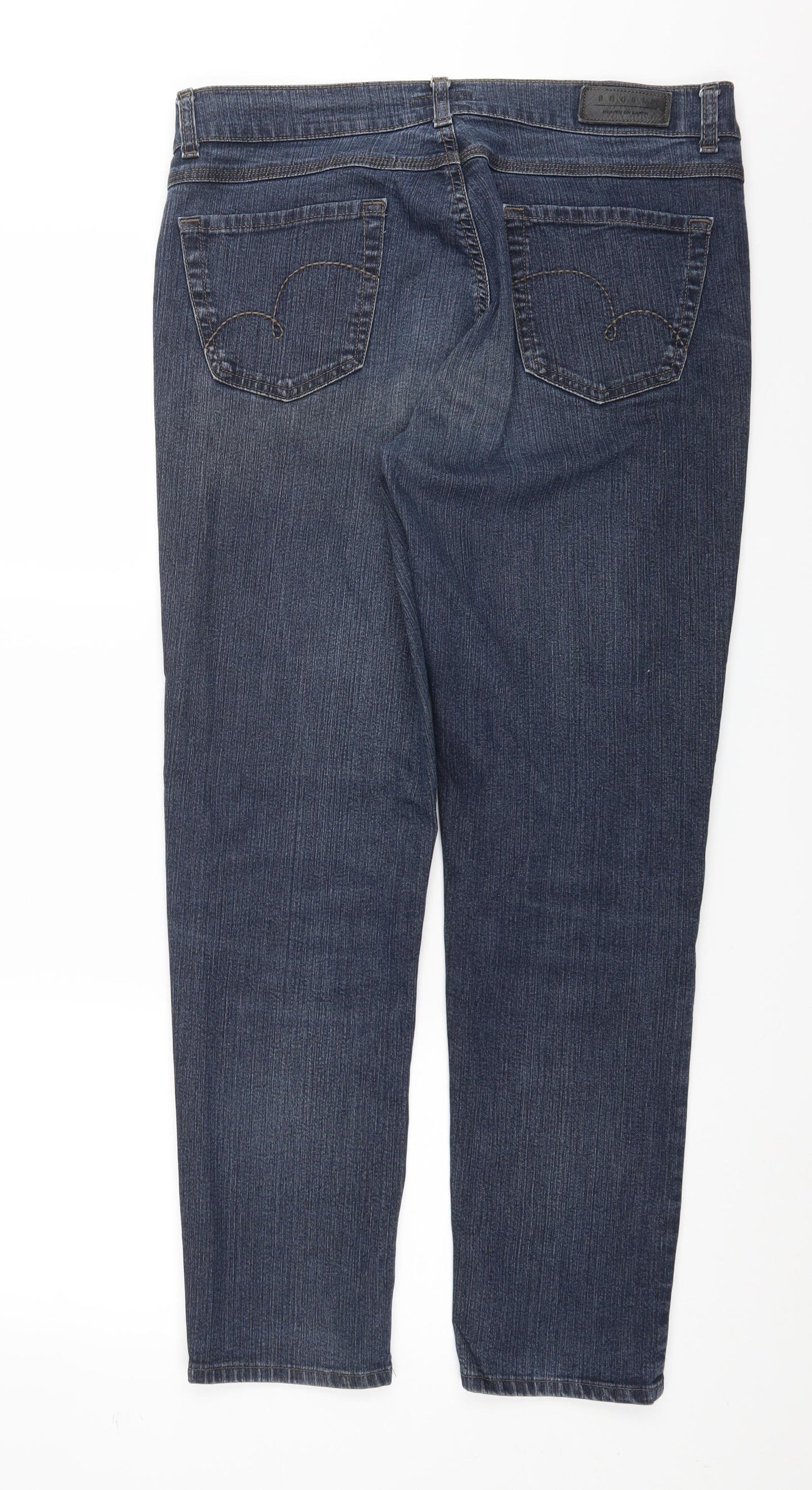 Womens UK Size 32 in Angels Regular Fit Straight Blue Jeans