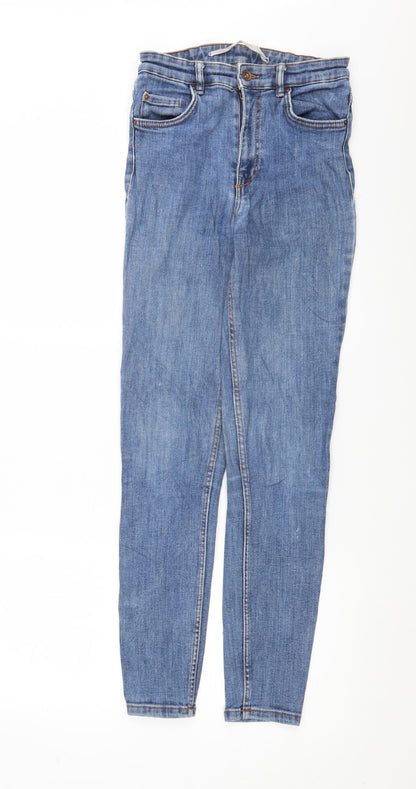 Zara Womens Blue  Denim Skinny Jeans Size 26 in L28 in
