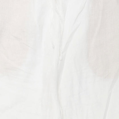 Vivid Womens White   Cropped Trousers Size XS L24 in