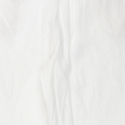 Vivid Womens White   Cropped Trousers Size XS L24 in