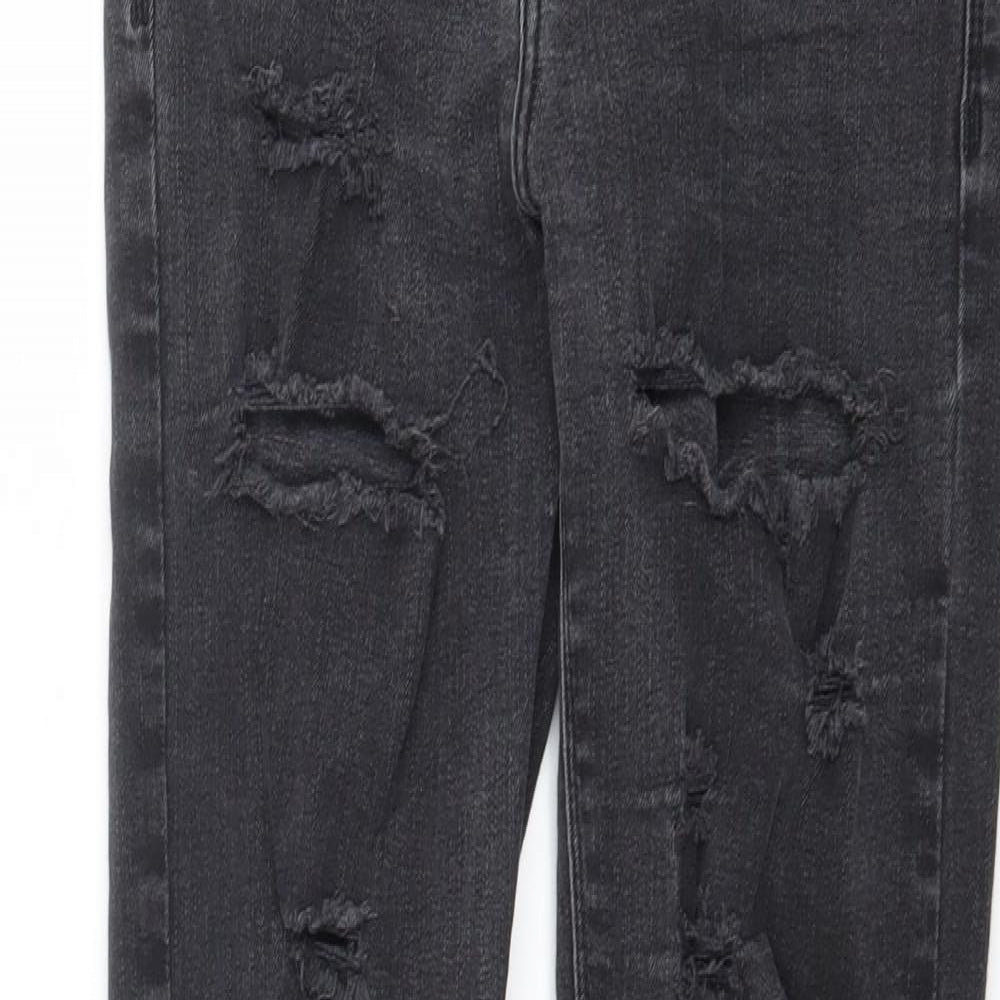 River Island Womens Grey  Denim Skinny Jeans Size 6 L26 in