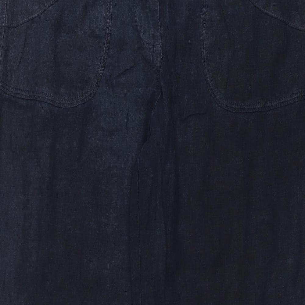 Womens UK Size 32 in Preworn Regular Fit  Blue Trousers