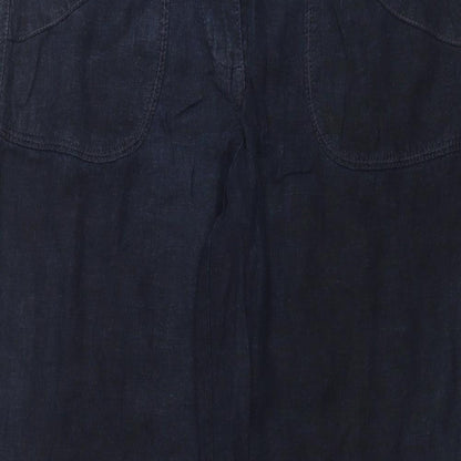 Womens UK Size 32 in Preworn Regular Fit  Blue Trousers