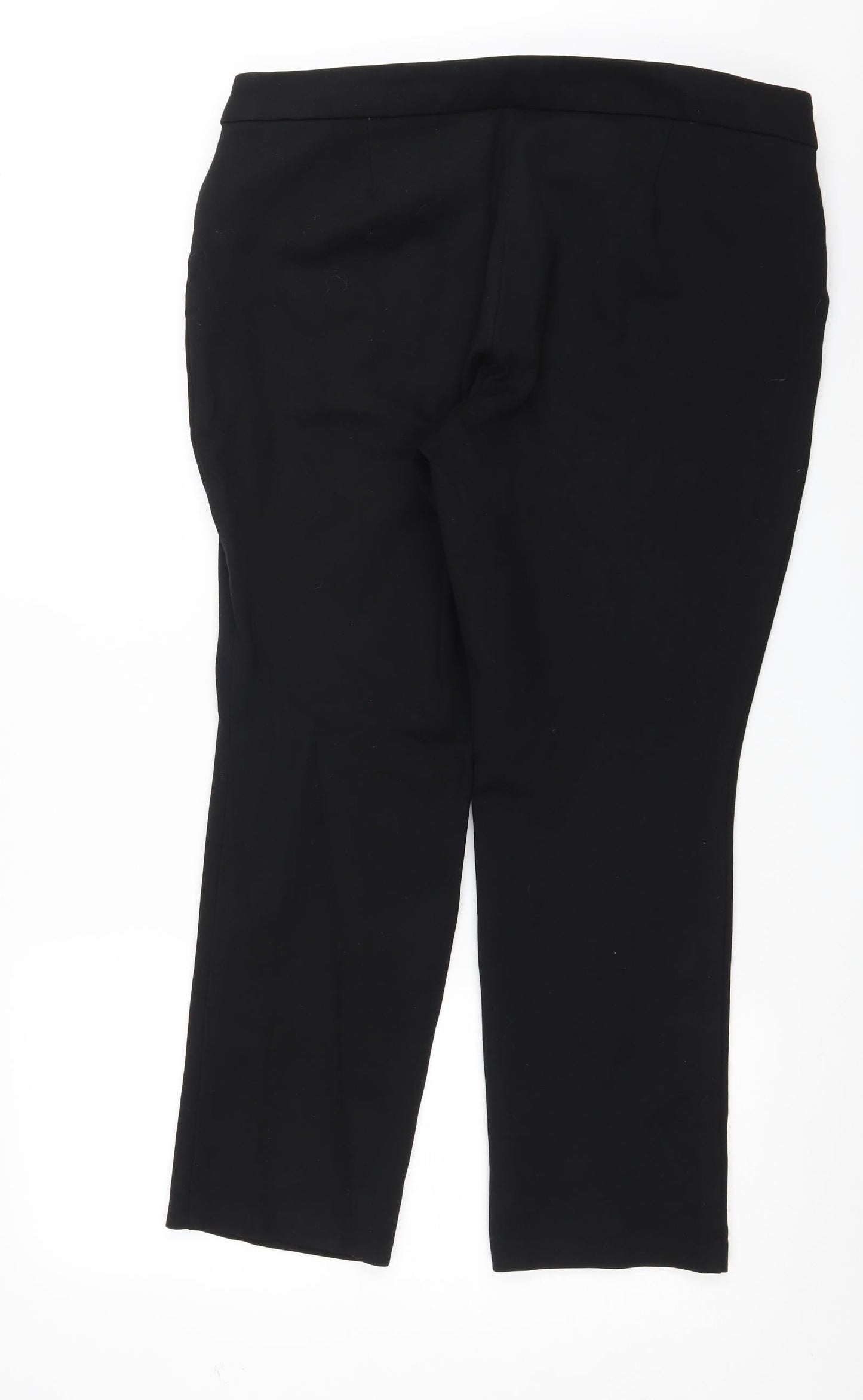 Womens UK Size 16 Marks and Spencer Slim Fit  Black Trousers