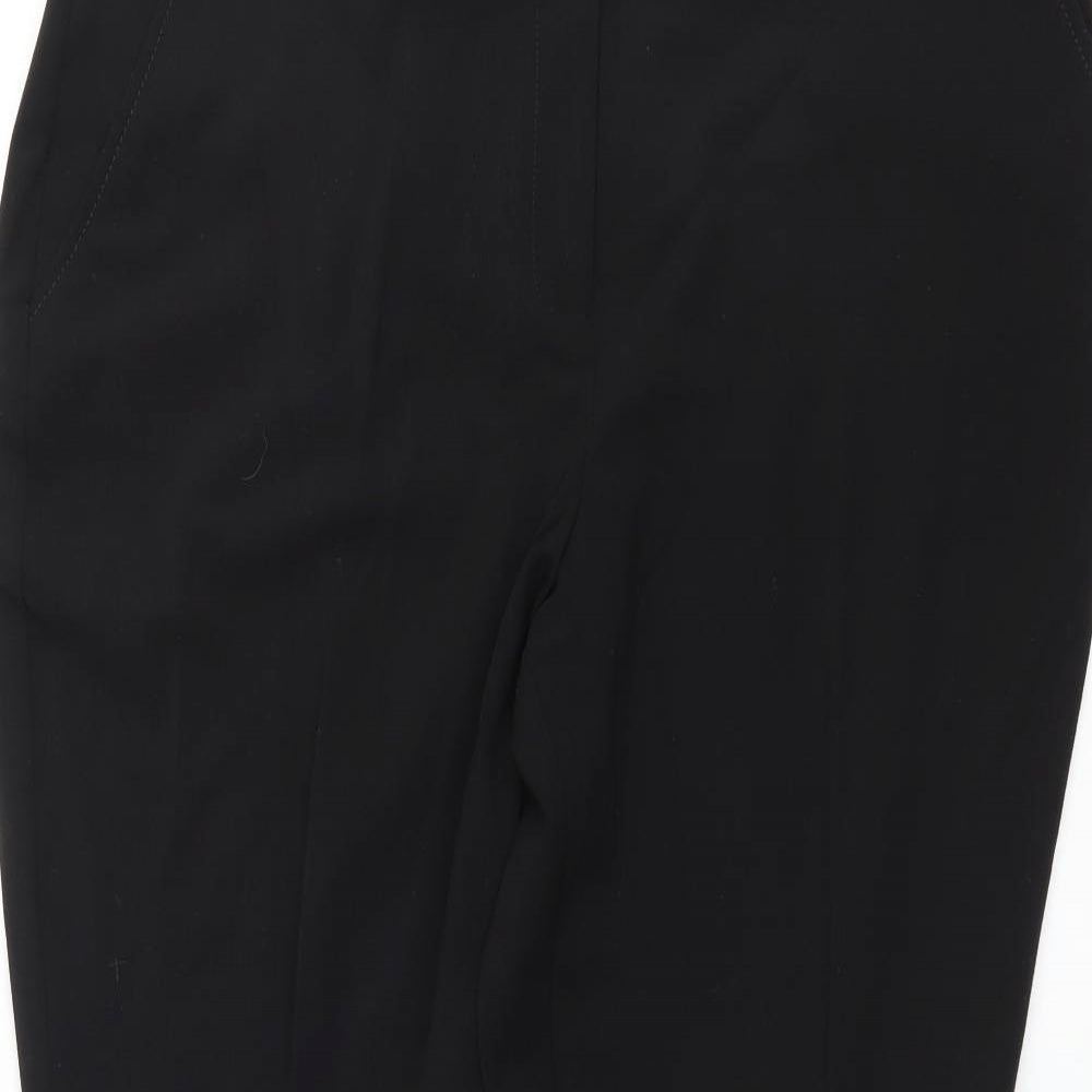Womens UK Size 16 M&Co Regular Fit  Black Trousers