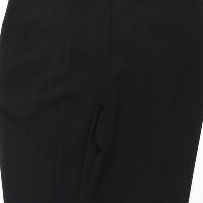 Womens UK Size 16 M&Co Regular Fit  Black Trousers