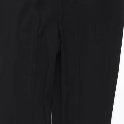 Womens UK Size 16 M&Co Regular Fit  Black Trousers