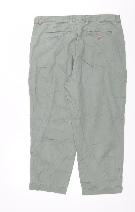 Womens UK Size 16 Dorothy Perkins Regular Fit  Green Trousers