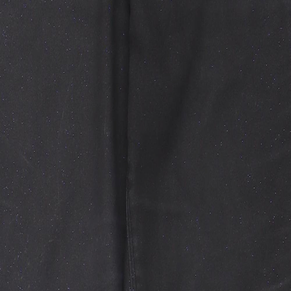 Dorothy Perkins Womens Black  Denim Skinny Jeans Size 12 L29 in - glittery