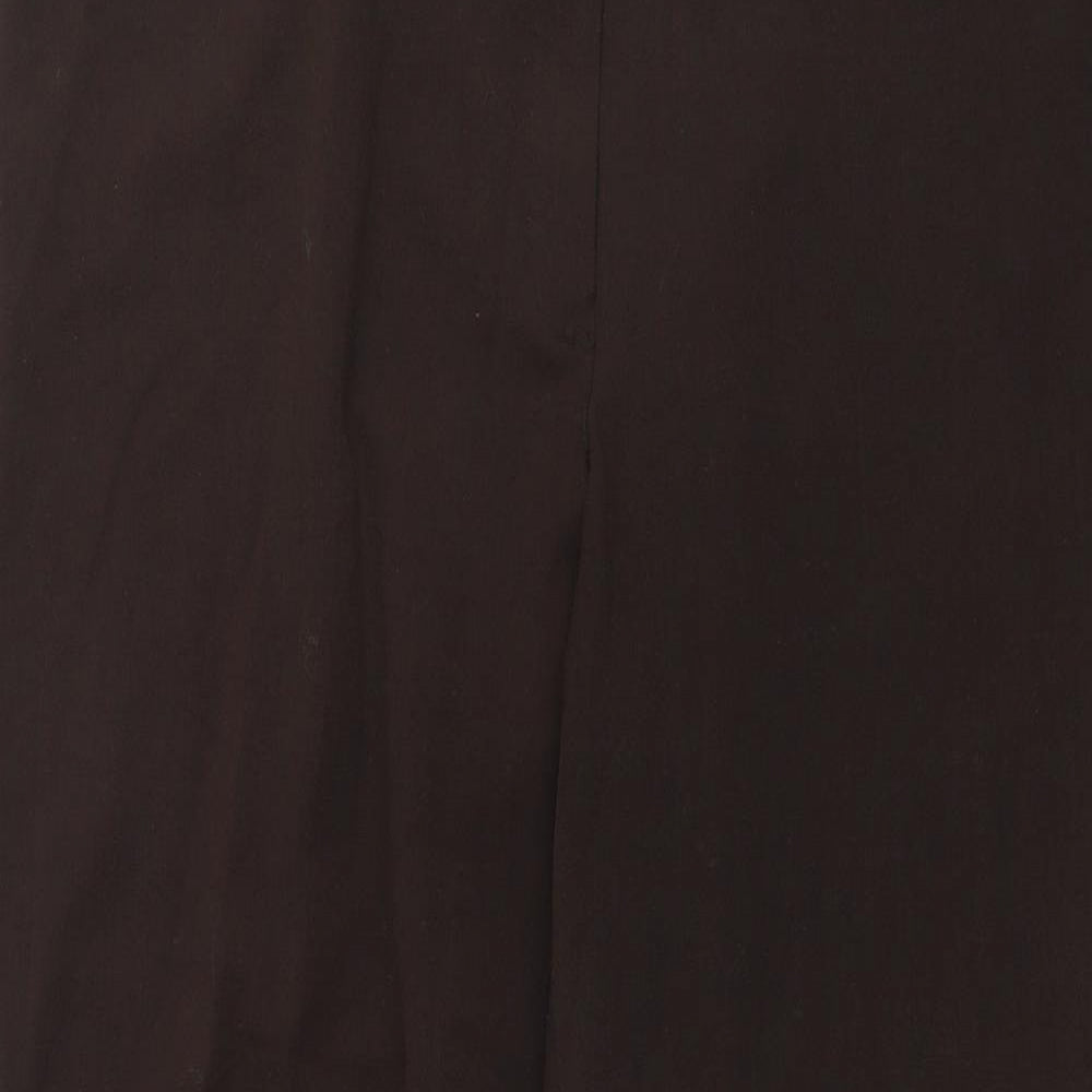 Womens UK Size 34 in Preworn Regular Fit  Brown Trousers