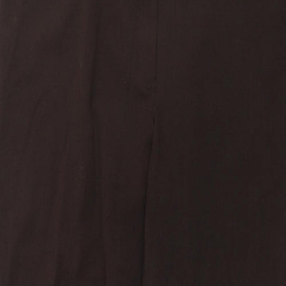 Womens UK Size 34 in Preworn Regular Fit  Brown Trousers