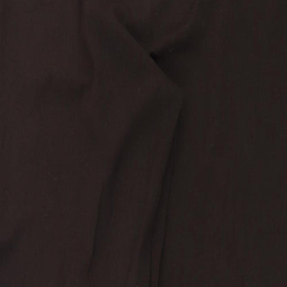 Womens UK Size 34 in Preworn Regular Fit  Brown Trousers