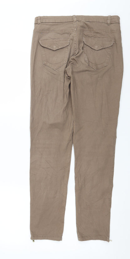 luizacco Womens Beige   Trousers  Size M L29 in