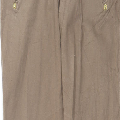 luizacco Womens Beige   Trousers  Size M L29 in